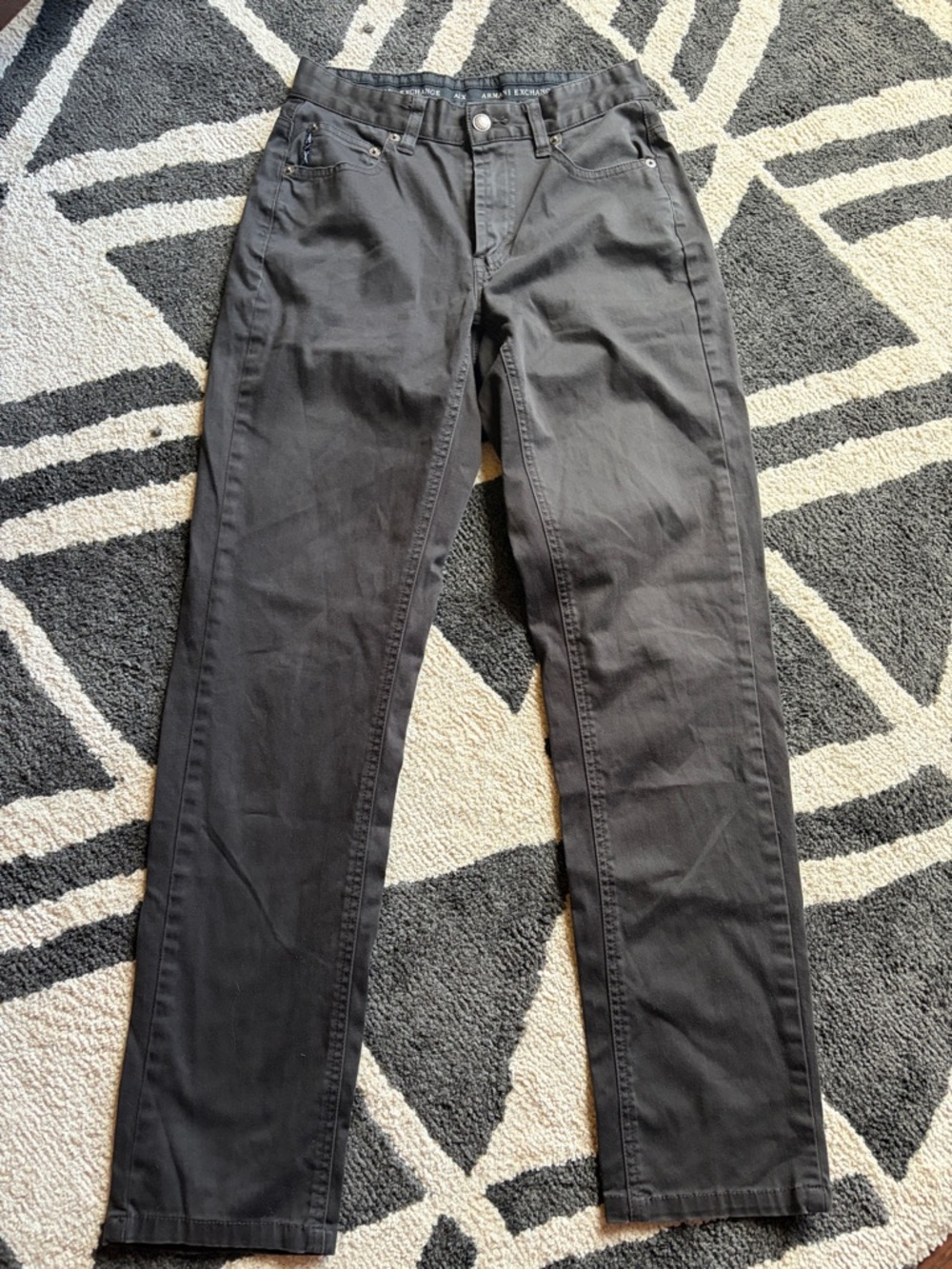 Armani Exchange A|X Black Jeans Women’s Size 4 Stretch Mid Rise